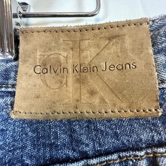 Calvin Klein VTG Bootcut Jeans DoubleStone SIZE 14 Womens 33x31 Denim High Rise - Picture 15 of 15